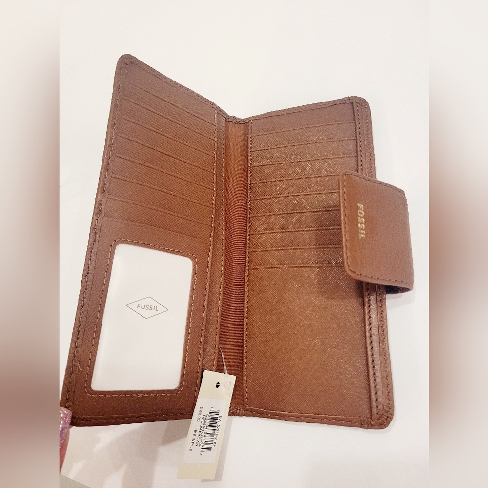 Fossil Madison Clutch Medium Brown - Picture 3 of 3